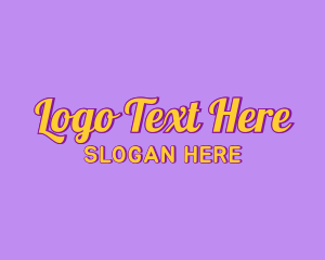 Colorful Quirky Wordmark logo