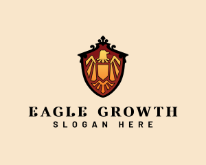 Eagle Crest Shield logo design