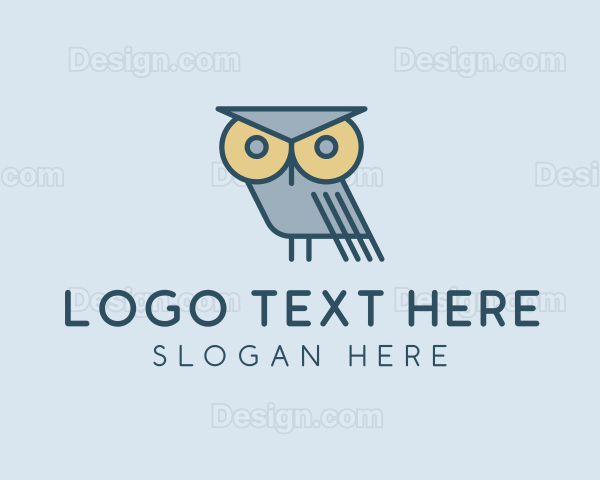 Owl Bird Avian Logo