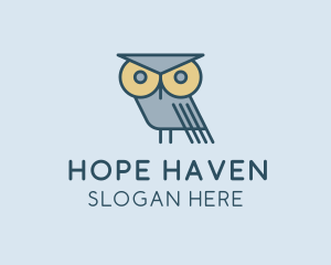 Owl Bird Avian logo