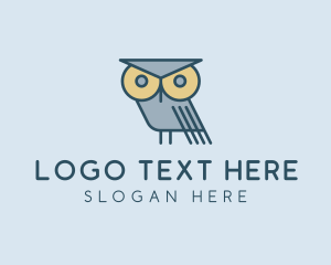 Owl Bird Avian logo