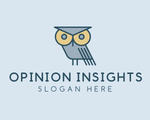 Owl Bird Avian logo