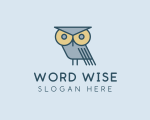 Owl Bird Avian logo design