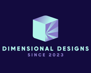 Digital 3D Cube  logo