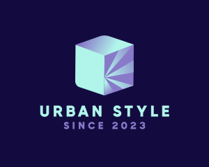 Digital 3D Cube  logo