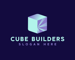 Digital 3D Cube  logo