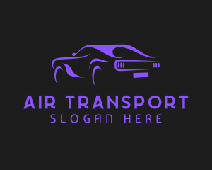 Violet Racing Car logo design