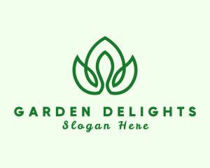 Natural Flower Plant logo design