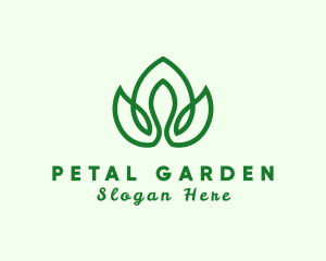 Natural Flower Plant logo design