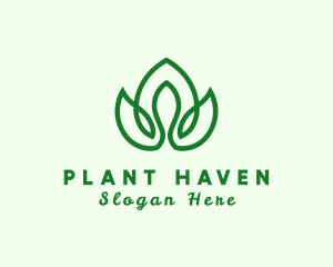 Natural Flower Plant logo design