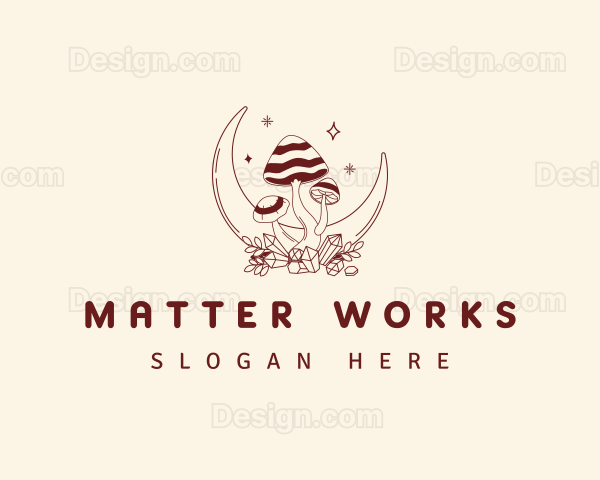 Magical Moon Mushroom Logo