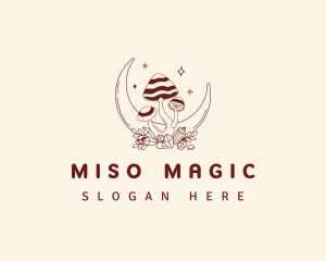 Magical Moon Mushroom logo design