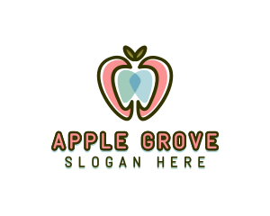 Apple Tooth Dental logo design