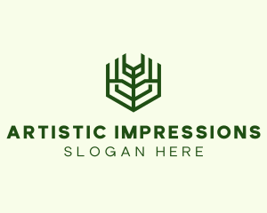 Natural Eco Agriculture logo design