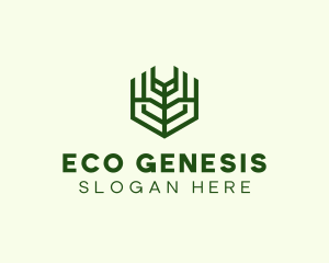 Natural Eco Agriculture logo design