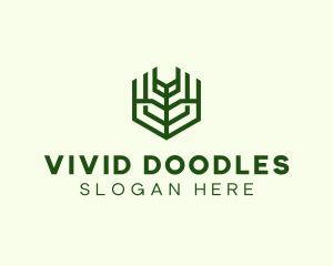 Natural Eco Agriculture logo design