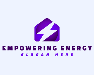 Electric Lightning House logo design