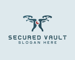 Surveillance Tech Drone logo design