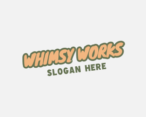 Fun Doodle Wordmark  logo design