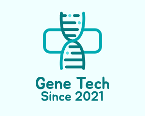 Blue Genetics Cross  logo design