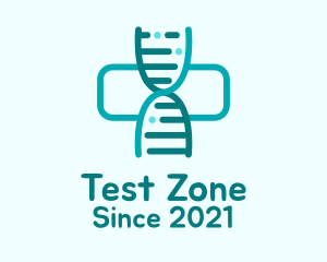 Blue Genetics Cross  logo design