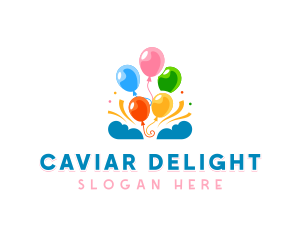 Celebration Party Balloon Logo