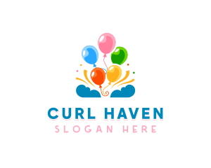 Celebration Party Balloon Logo