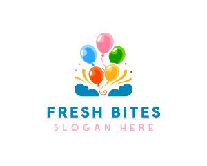 Celebration Party Balloon Logo