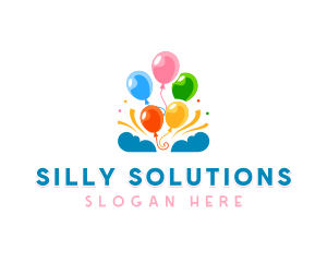 Celebration Party Balloon Logo