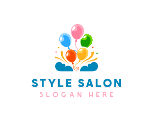 Celebration Party Balloon Logo