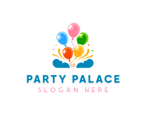 Celebration Party Balloon logo design