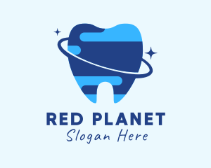 Tooth Planet Orbit logo design