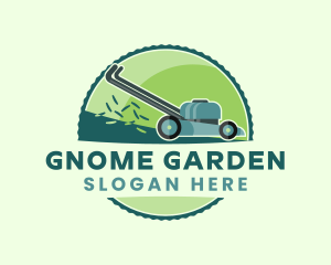 Garden Lawn Mower logo design