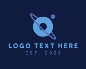 Generic Space Planet Letter O logo