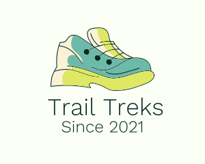 Trail Hiking Shoes logo design