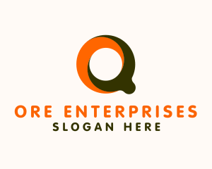 Digital Software Letter Q  logo design