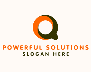 Digital Software Letter Q  logo design