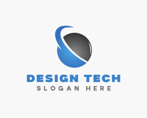 Generic Tech Sphere logo design