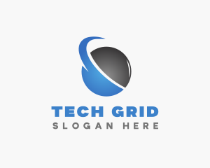 Generic Tech Sphere logo design