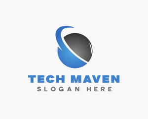 Generic Tech Sphere logo design