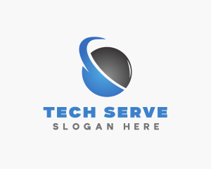 Generic Tech Sphere logo design