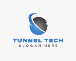 Generic Tech Sphere logo design