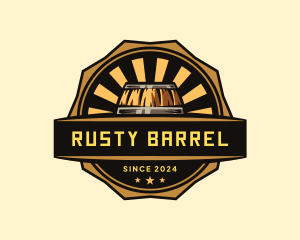 Wine Brewery Barrel logo