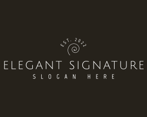 Minimalist Elegant Business logo design