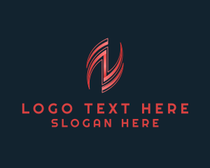 Stylish Corporation Letter N logo design