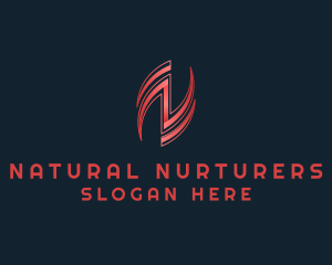 Stylish Corporation Letter N logo design