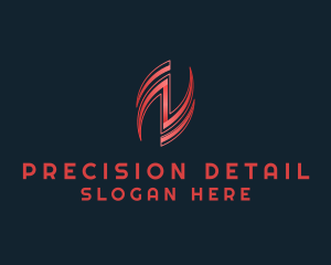 Stylish Corporation Letter N logo design