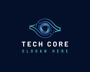 Eye Tech Shutter logo design