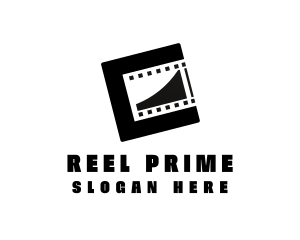 Modern Film Reel logo design