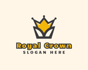 Royal Flower Crown logo design